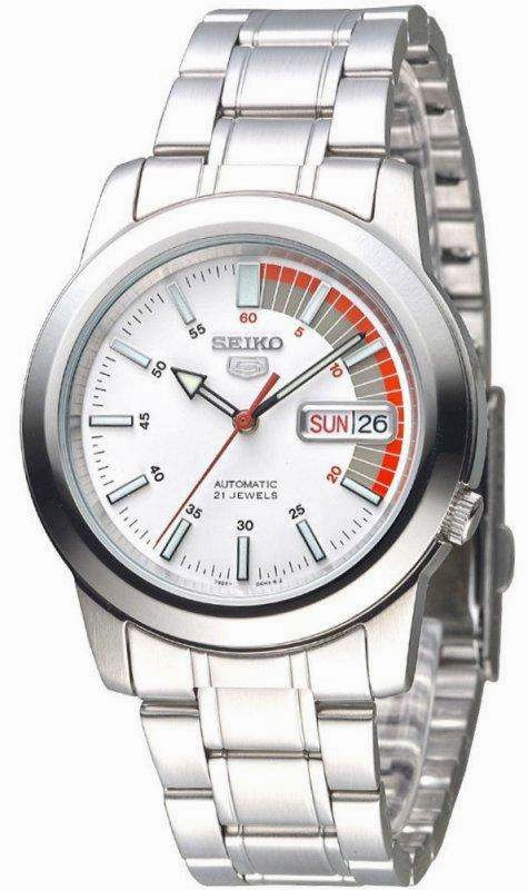 SEIKO SNKK25K1 Automatic Silver Stainless Watch for Men-