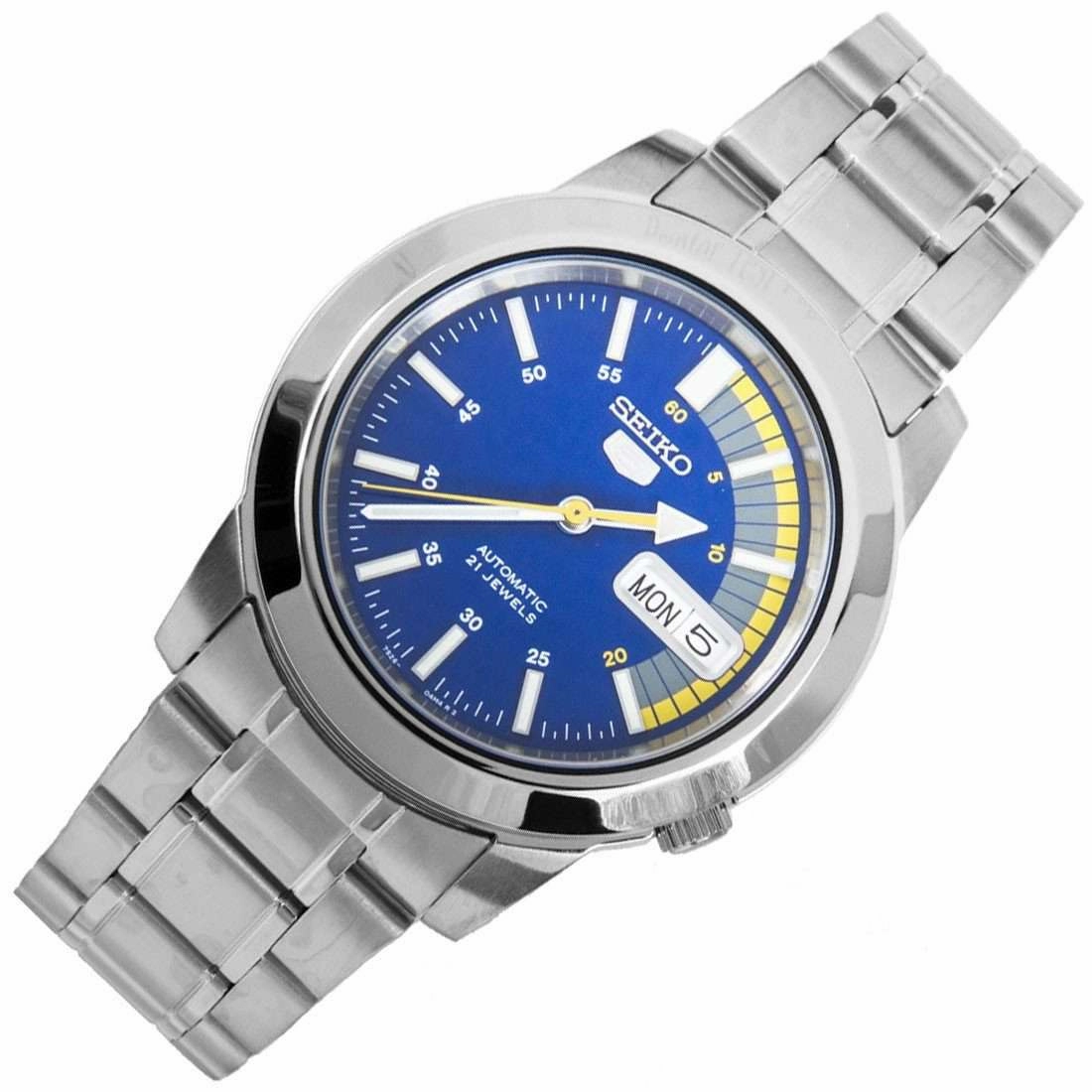 SEIKO SNKK27K1 Automatic Silver Stainless Steel Watch for Men-