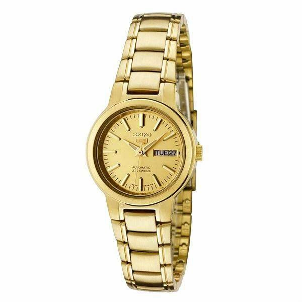 SEIKO SYME46K1 Automatic Gold Stainless Steel Watch for Women