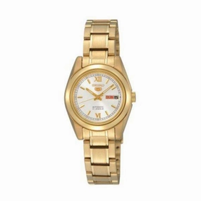 SEIKO SYMK30K1 Automatic Gold Stainless Steel Watch for Women