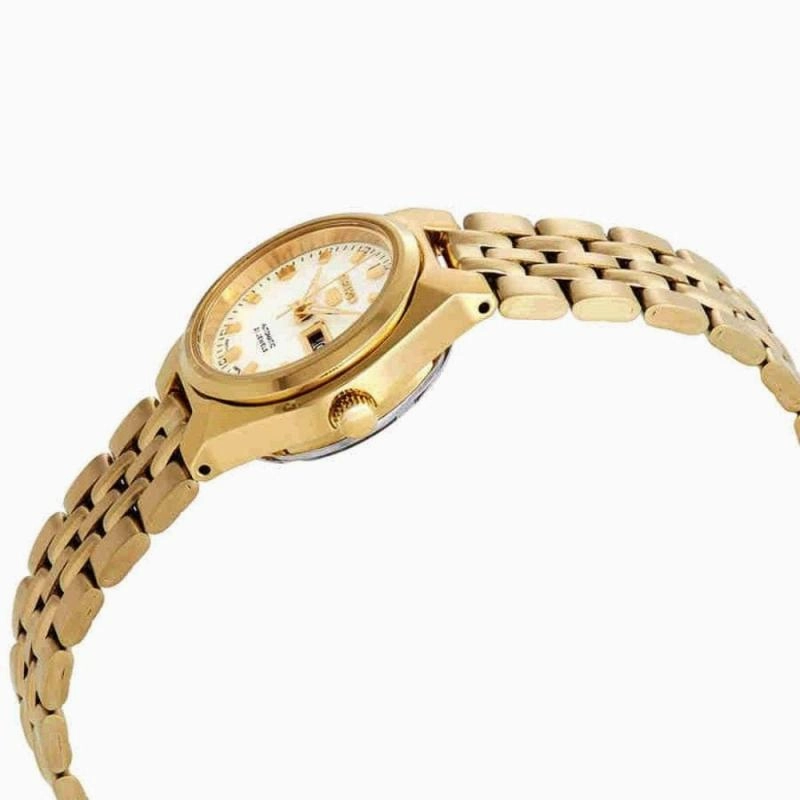 SEIKO SYMK46K1 Automatic Gold Stainless Steel Watch for Women