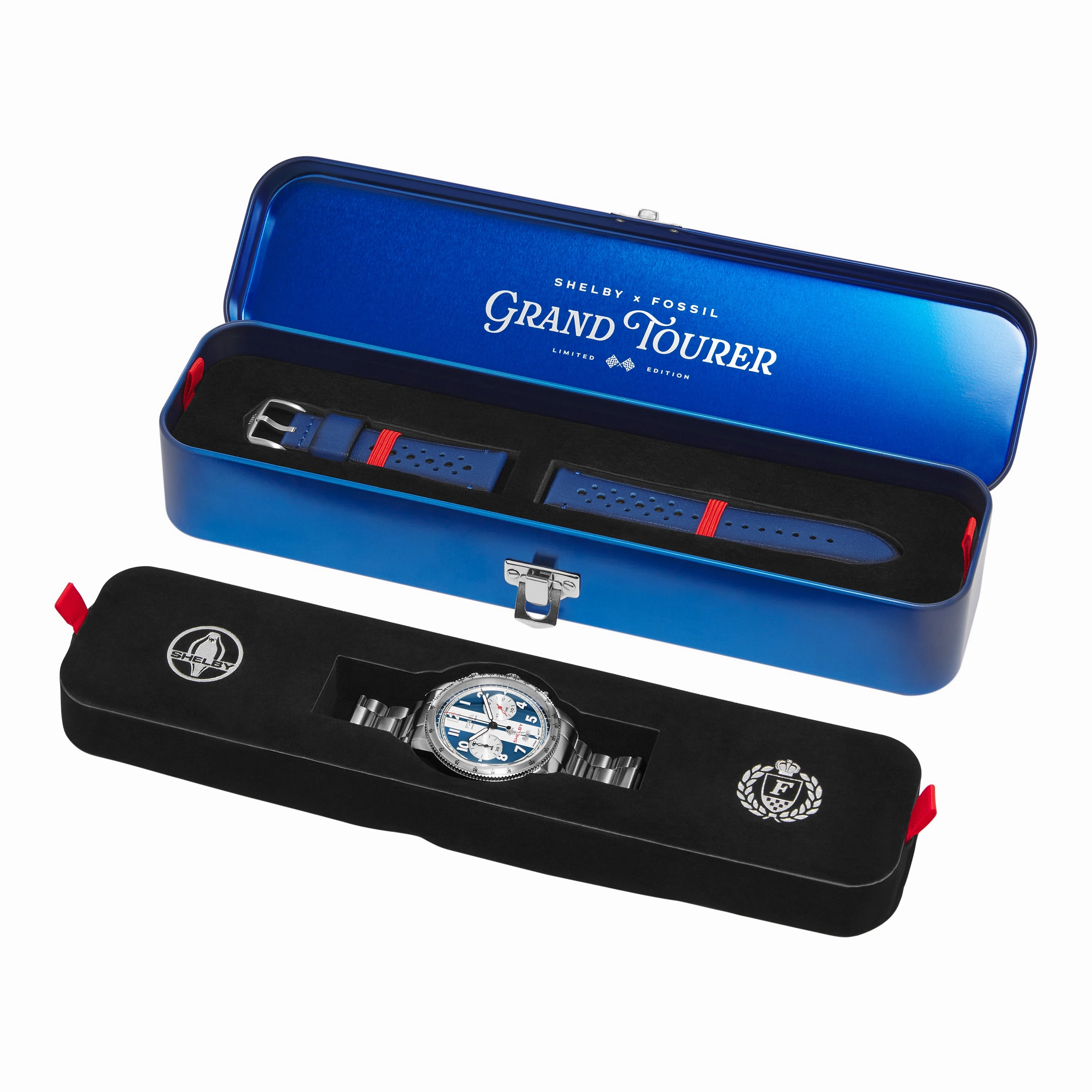 Shelby x Fossil Grand Tourer Limited-Edition Watch Set