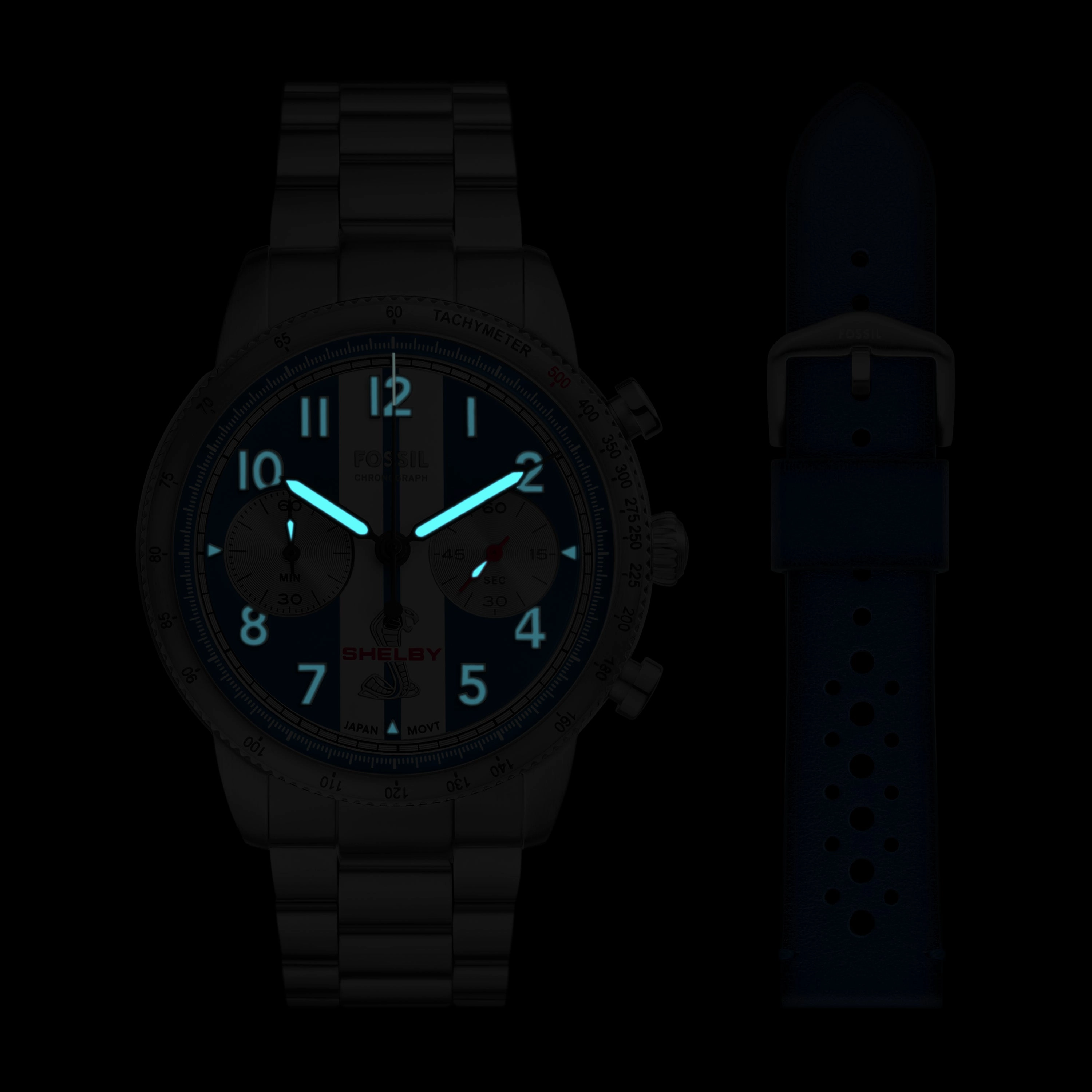 Shelby x Fossil Grand Tourer Limited-Edition Watch Set