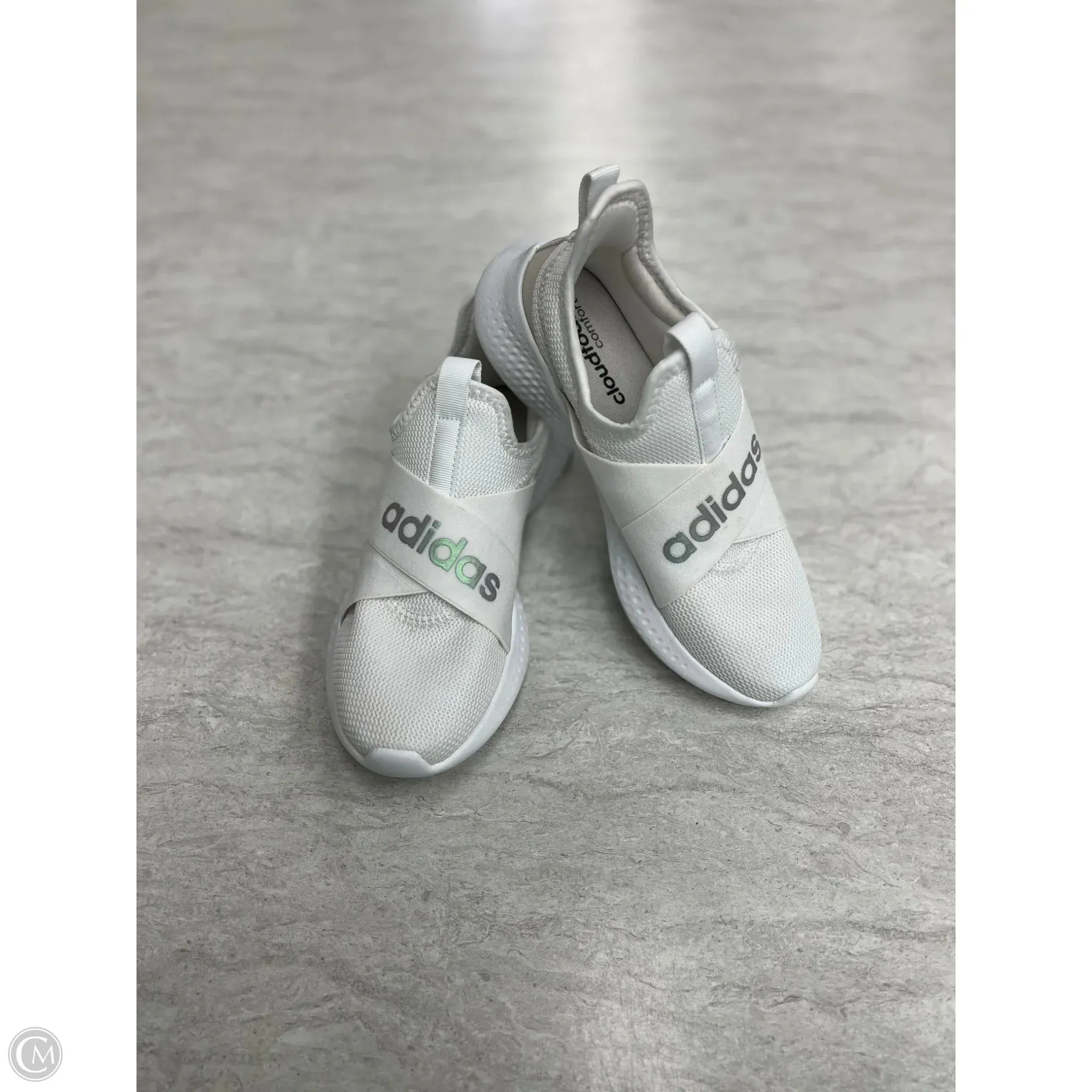Shoes Athletic By Adidas In White, Size: 6