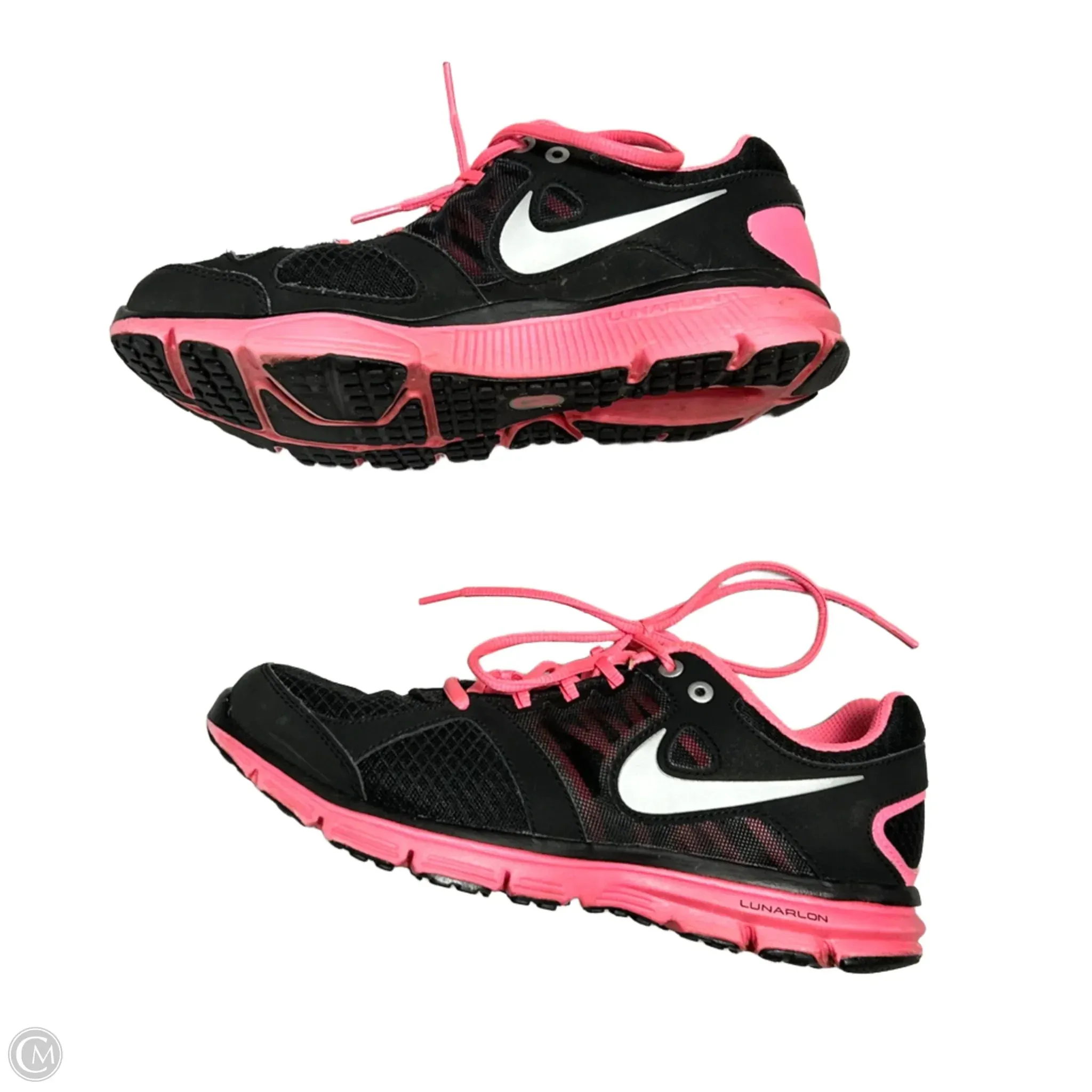 Shoes Athletic By Nike In Black & Pink, Size: 7.5