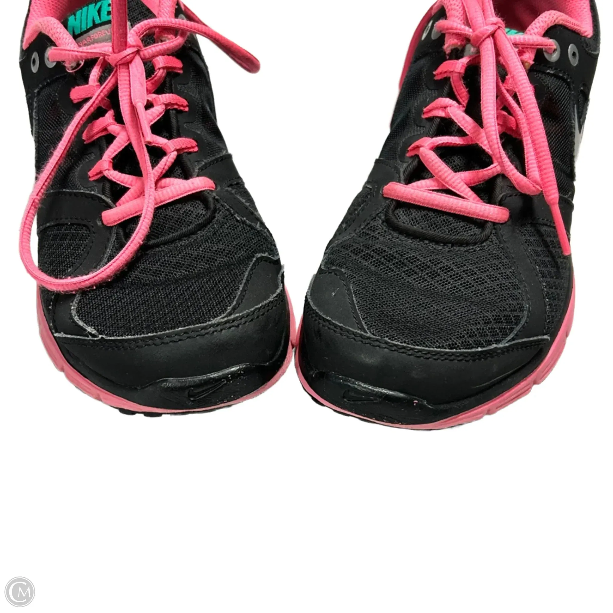 Shoes Athletic By Nike In Black & Pink, Size: 7.5