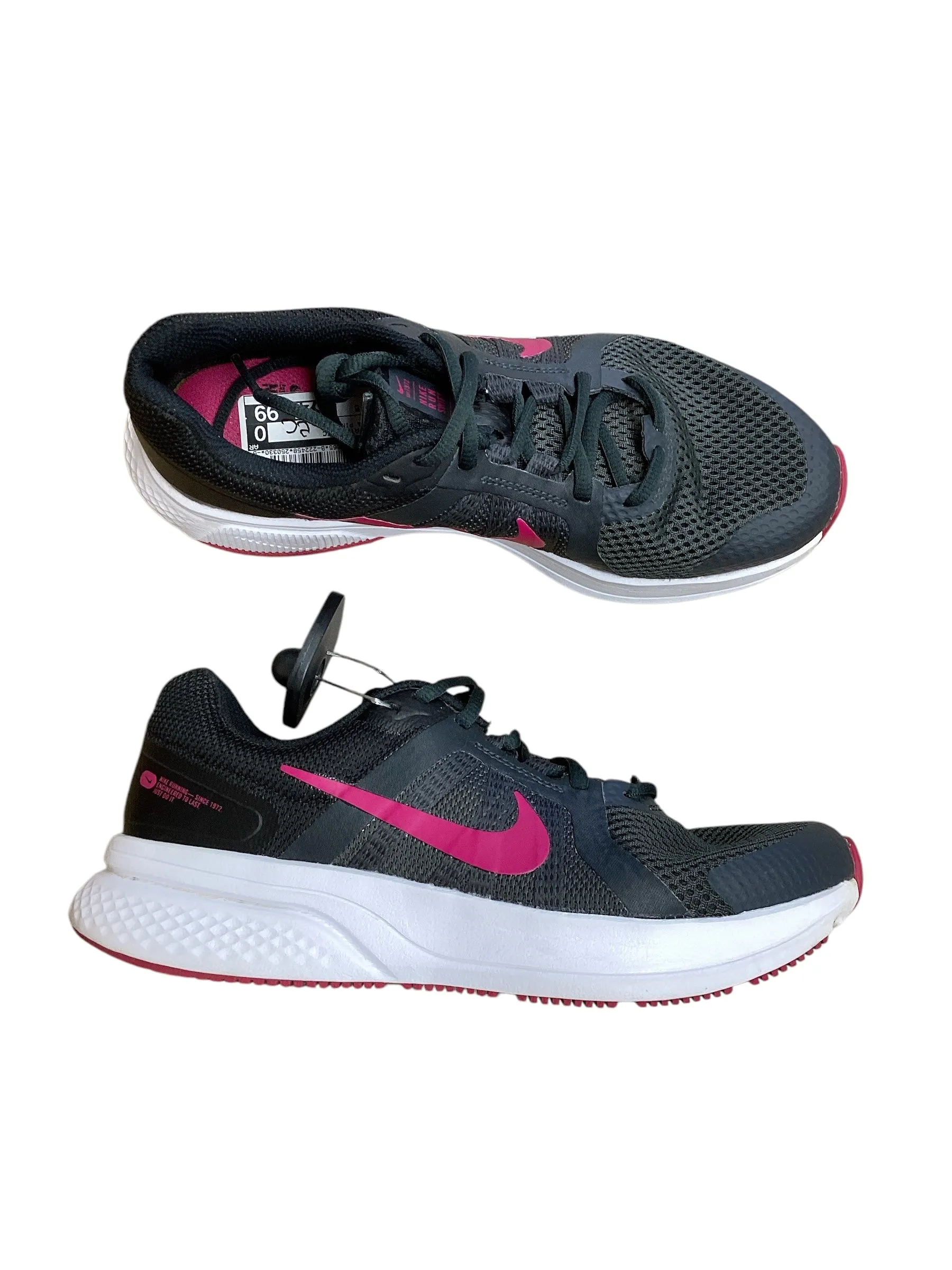 Shoes Athletic By Nike In Black & Pink, Size: 7.5