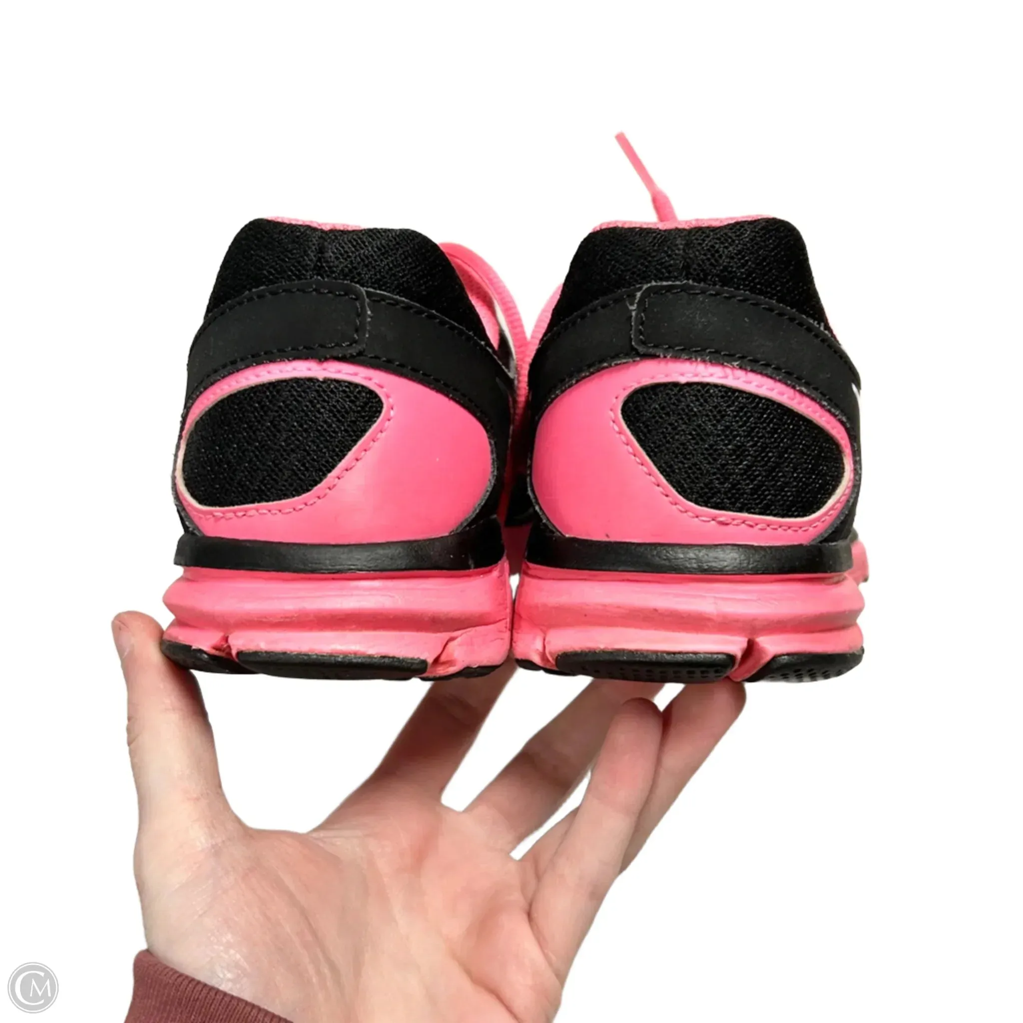 Shoes Athletic By Nike In Black & Pink, Size: 7.5