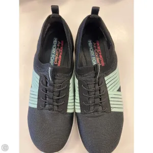 Shoes Athletic By Skechers In Black & Blue, Size: 8 skechers