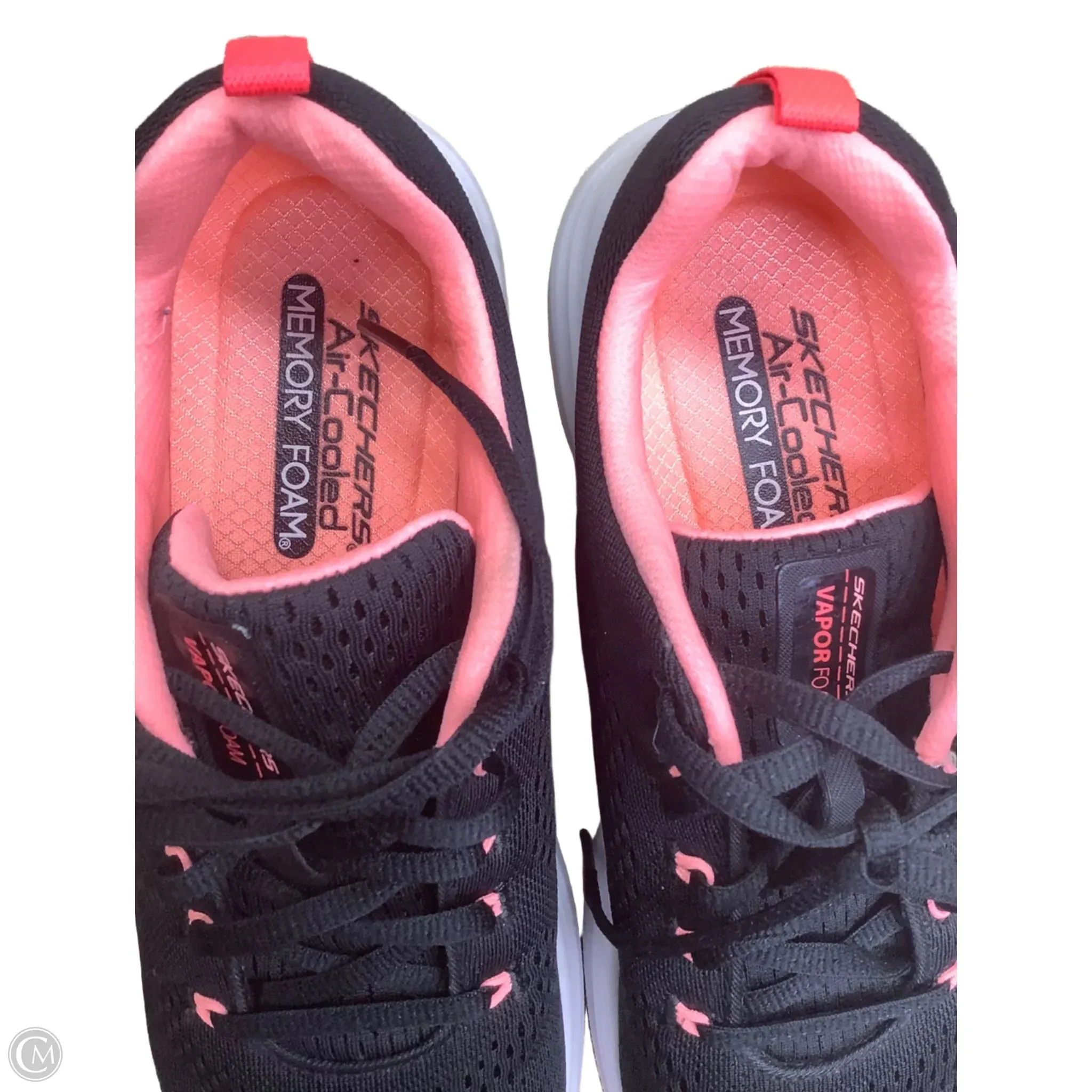 Shoes Athletic By Skechers In Black & Pink, Size: 9.5 skechers