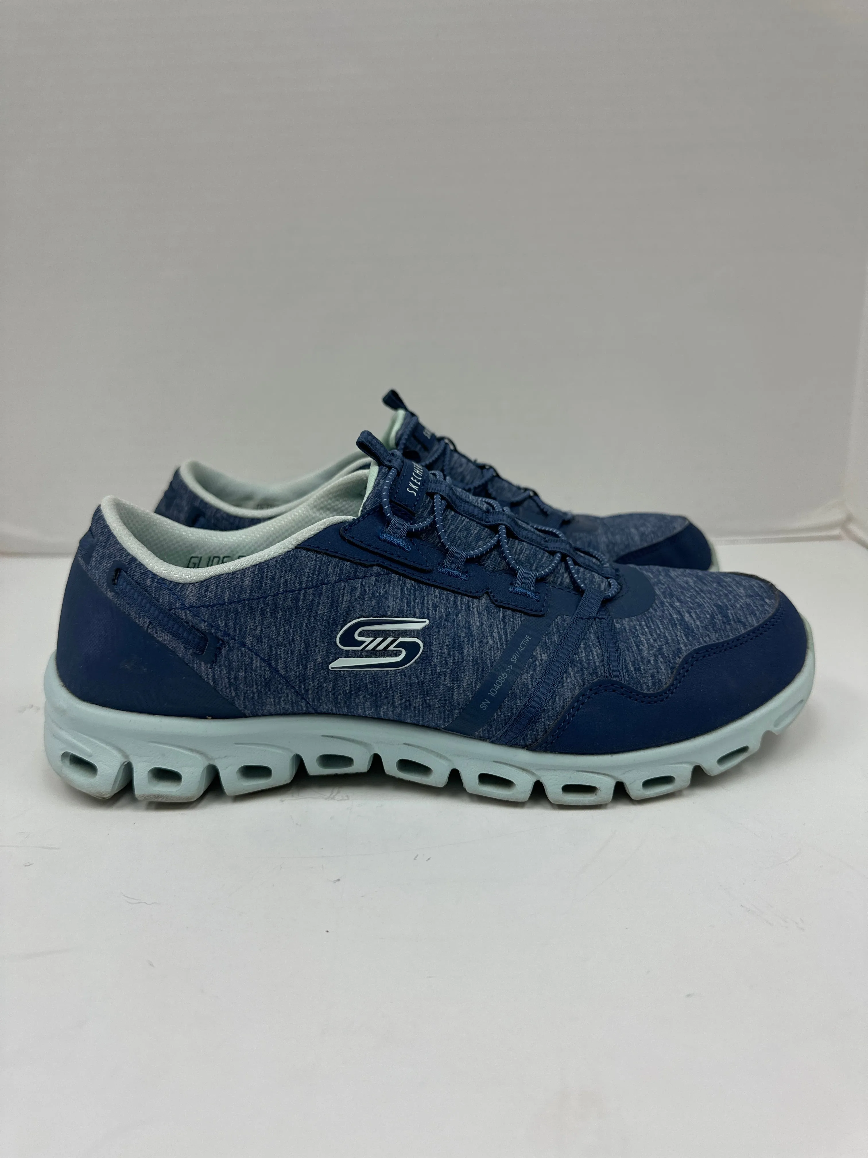 Shoes Athletic By Skechers In Blue, Size: 8 skechers
