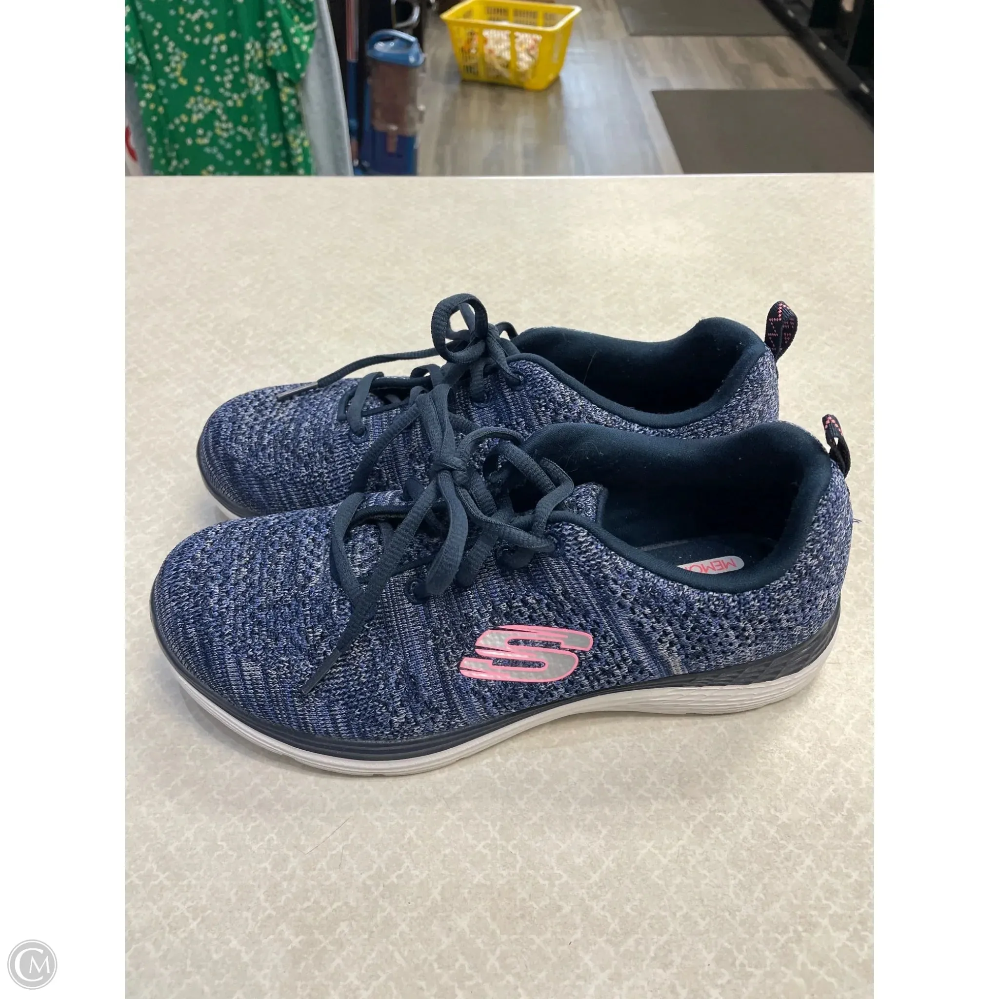 Shoes Athletic By Skechers In Blue, Size: 8 skechers
