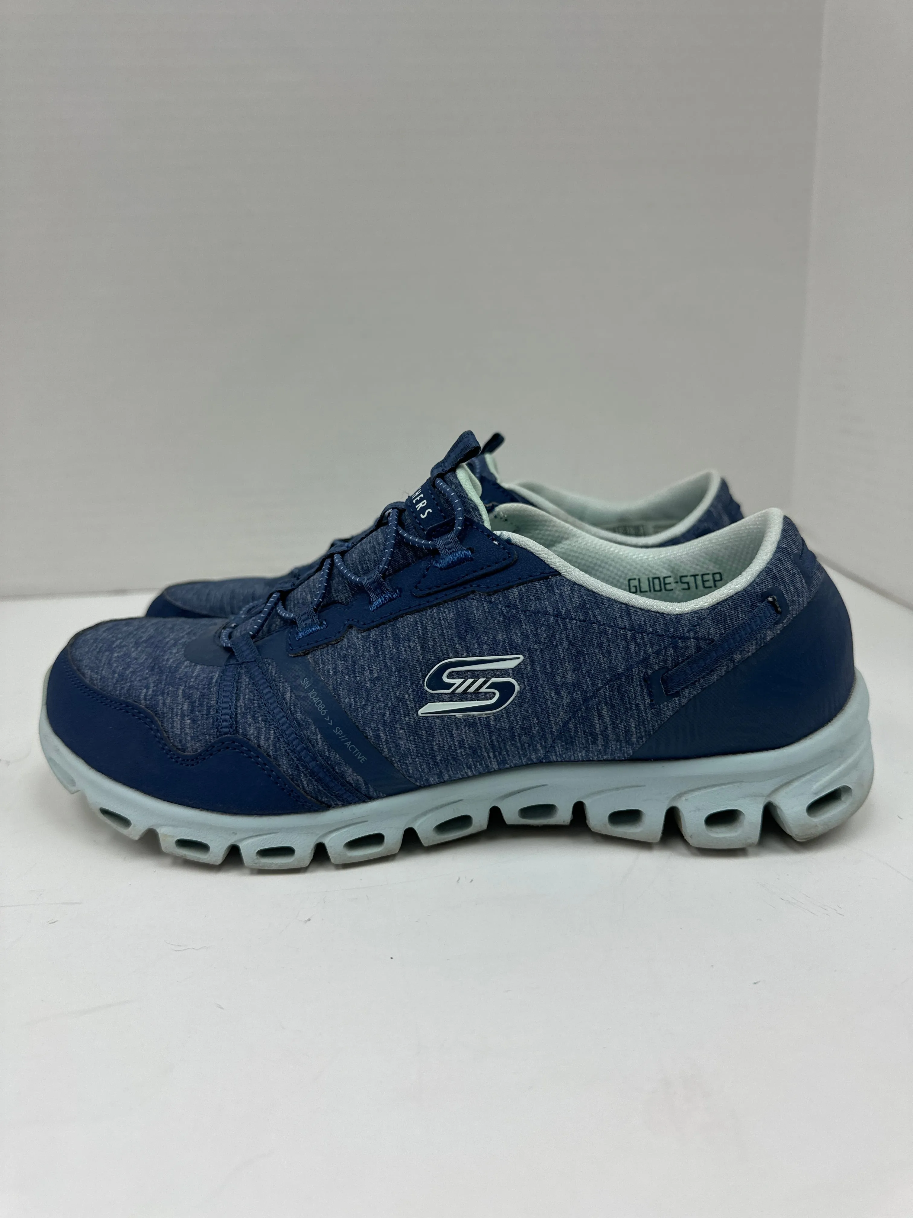 Shoes Athletic By Skechers In Blue, Size: 8 skechers