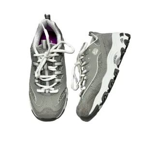 Shoes Athletic By Skechers In Grey & White, Size: 6 skechers