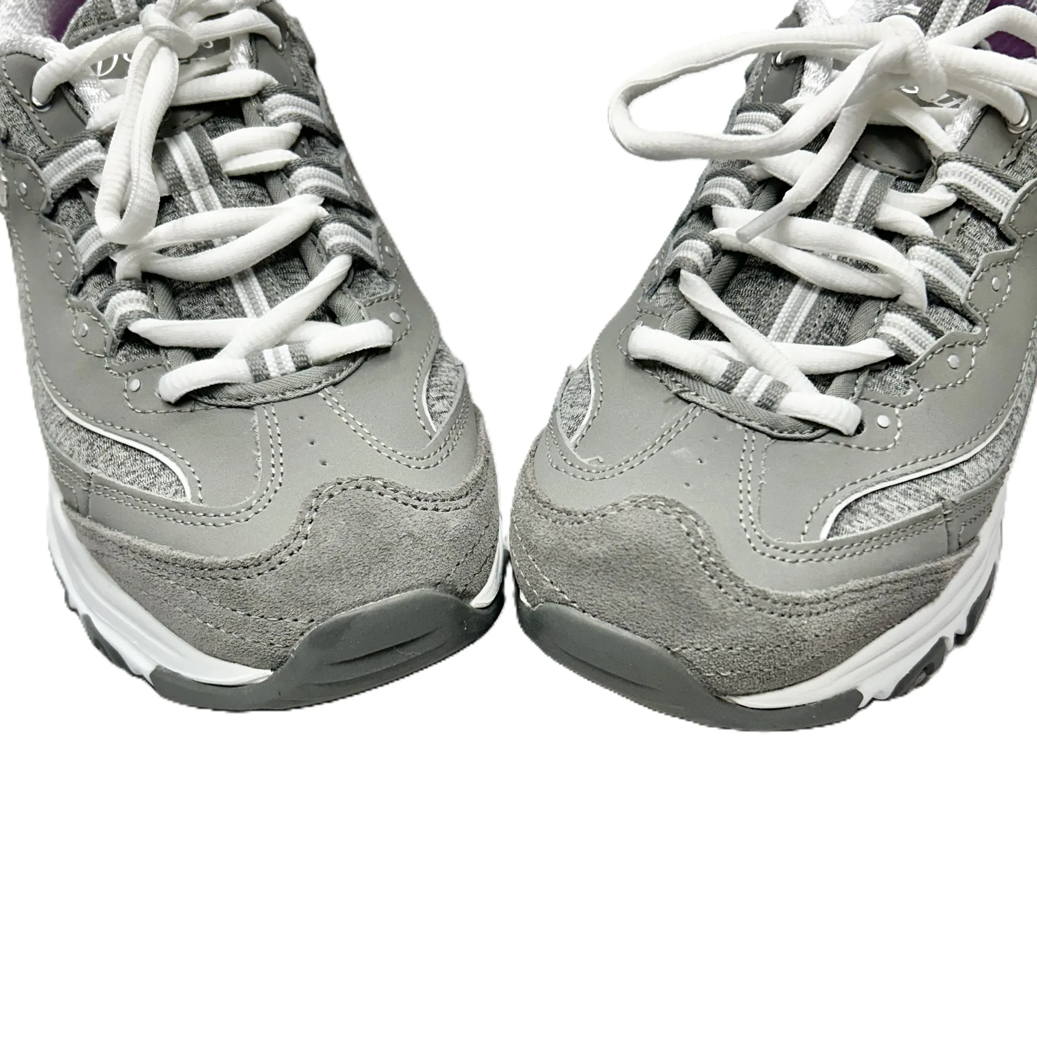 Shoes Athletic By Skechers In Grey & White, Size: 6 skechers