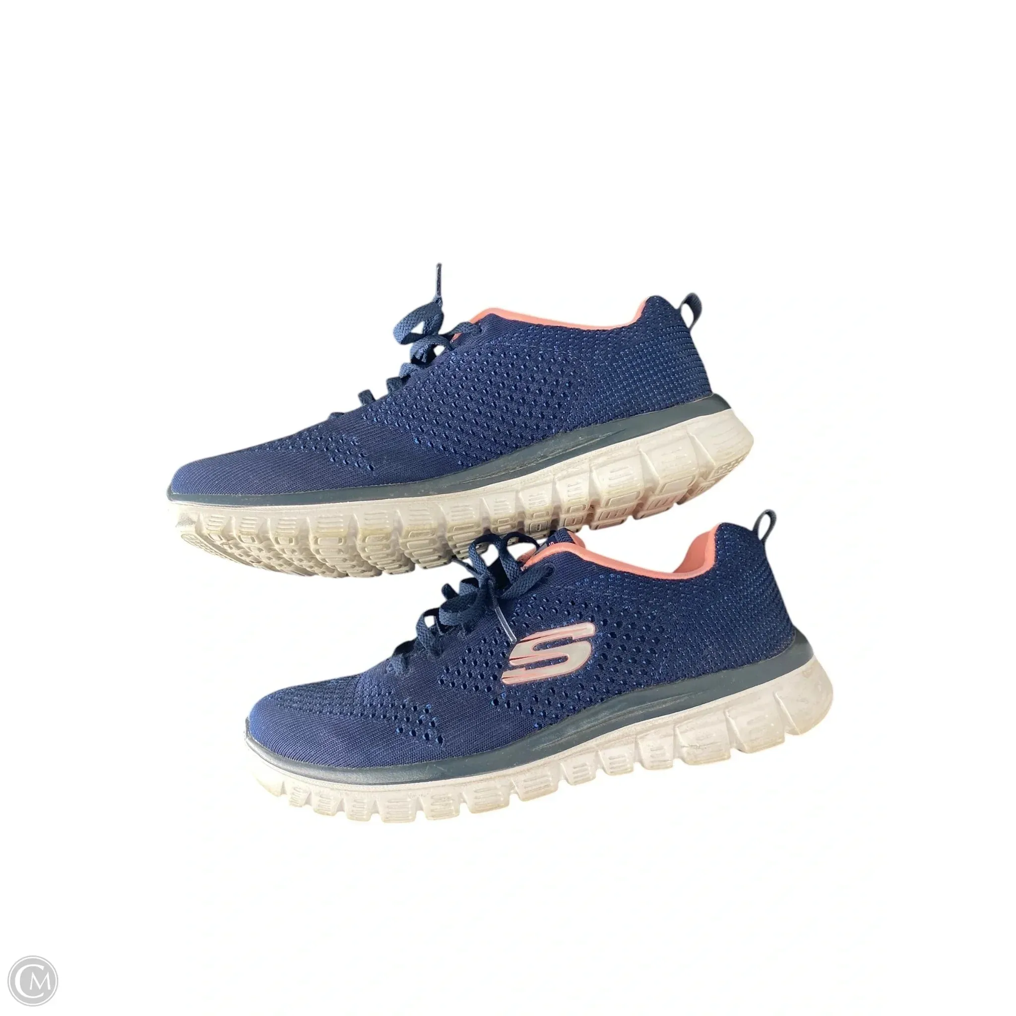 Shoes Athletic By Skechers In Navy, Size: 8 skechers