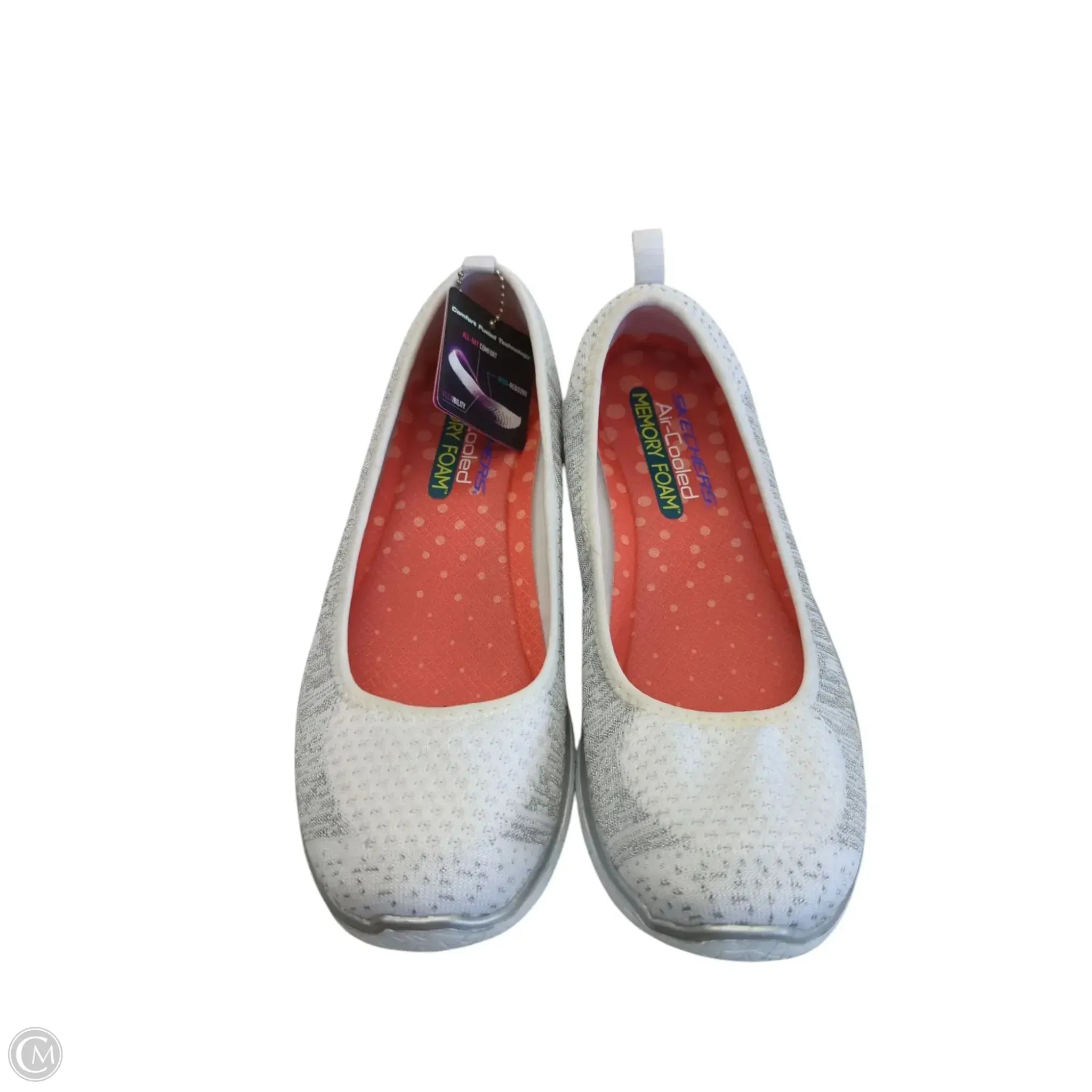 Shoes Athletic By Skechers In White, Size: 8 skechers