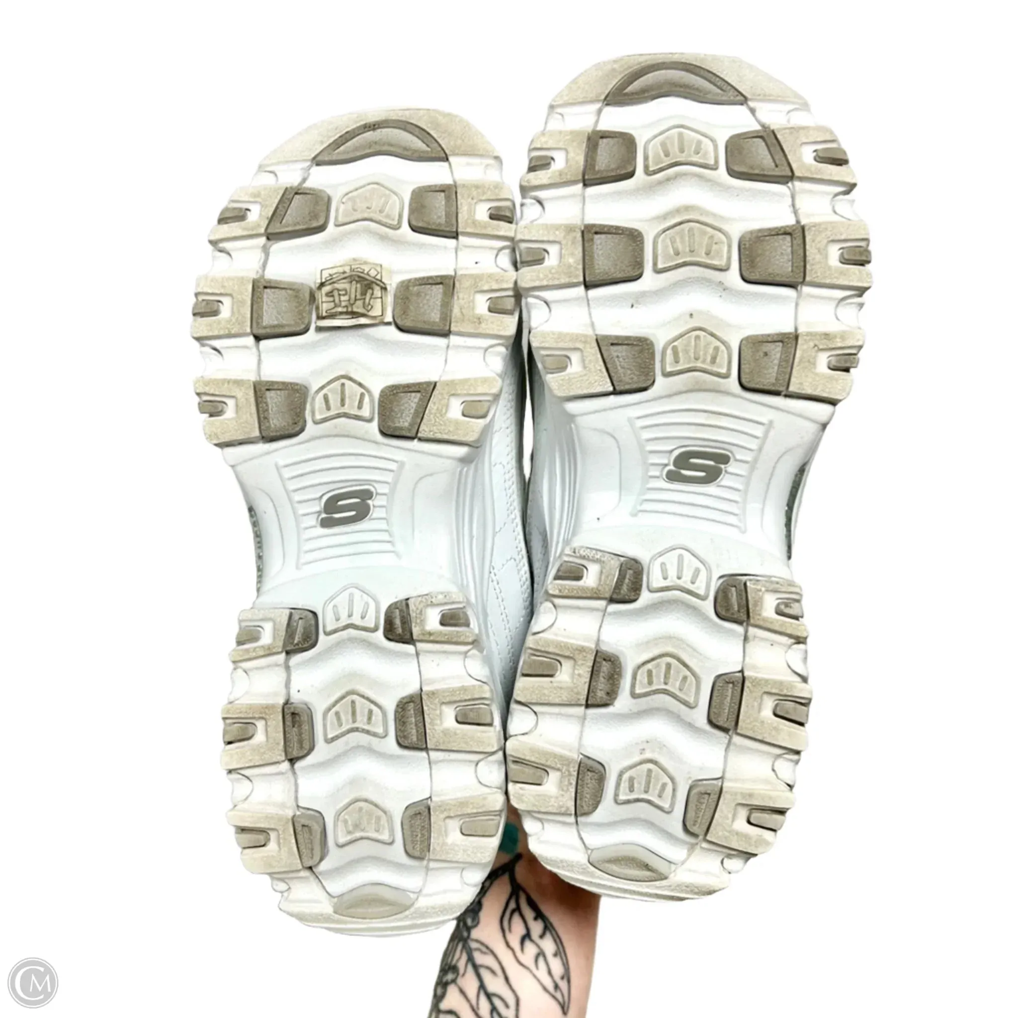 Shoes Athletic By Skechers In White, Size: 9 skechers