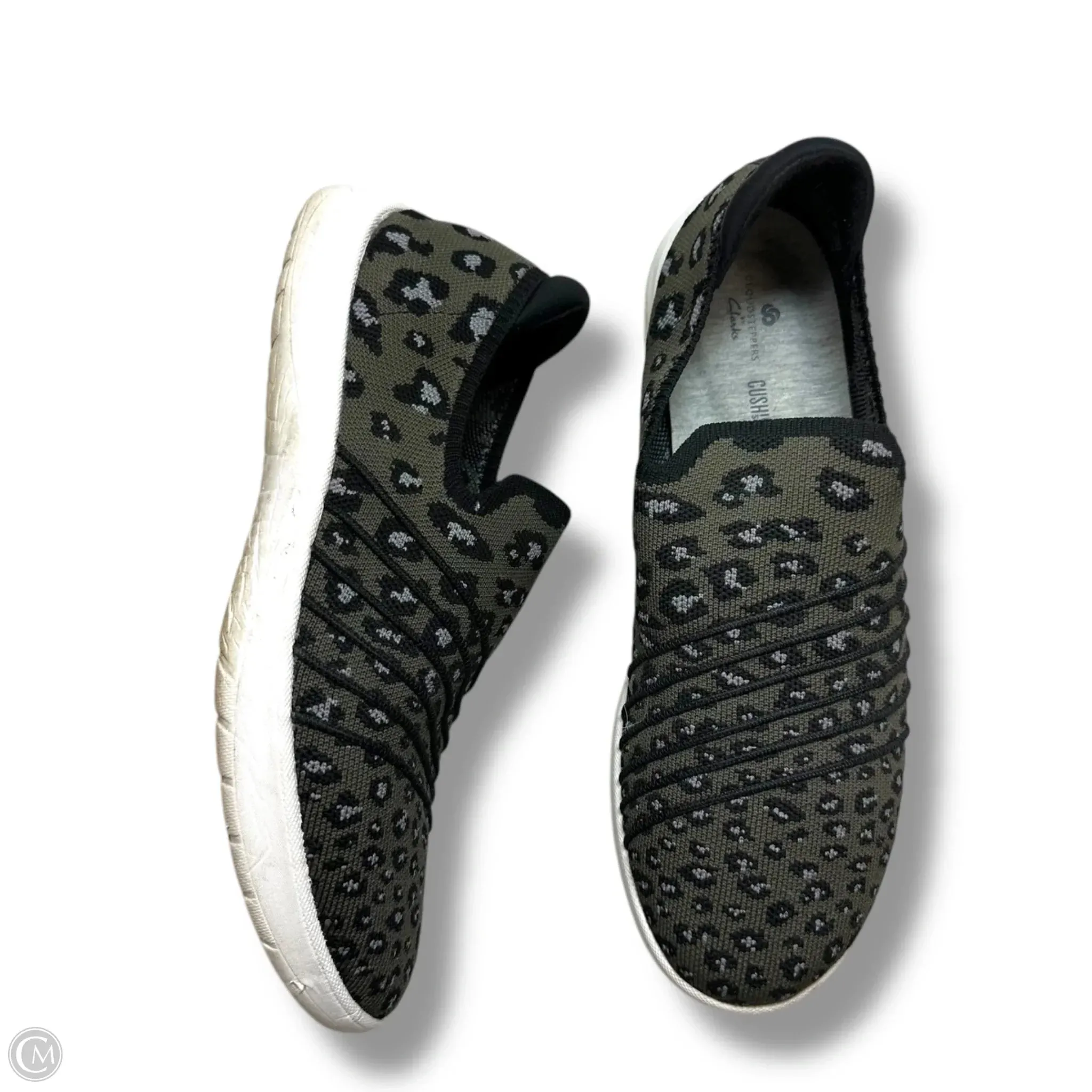 Shoes Flats By Clarks In Animal Print, Size: 9