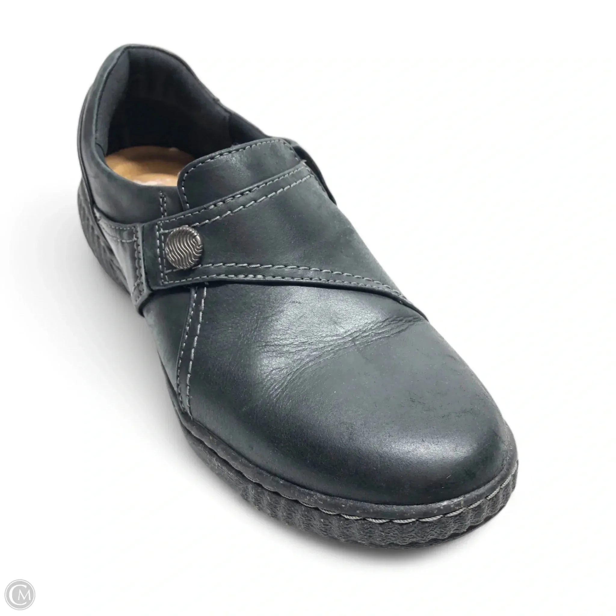 Shoes Flats By Clarks In Black, Size: 7