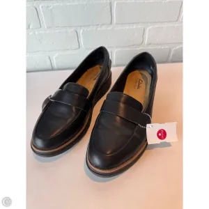 Shoes Flats By Clarks In Black, Size: 9