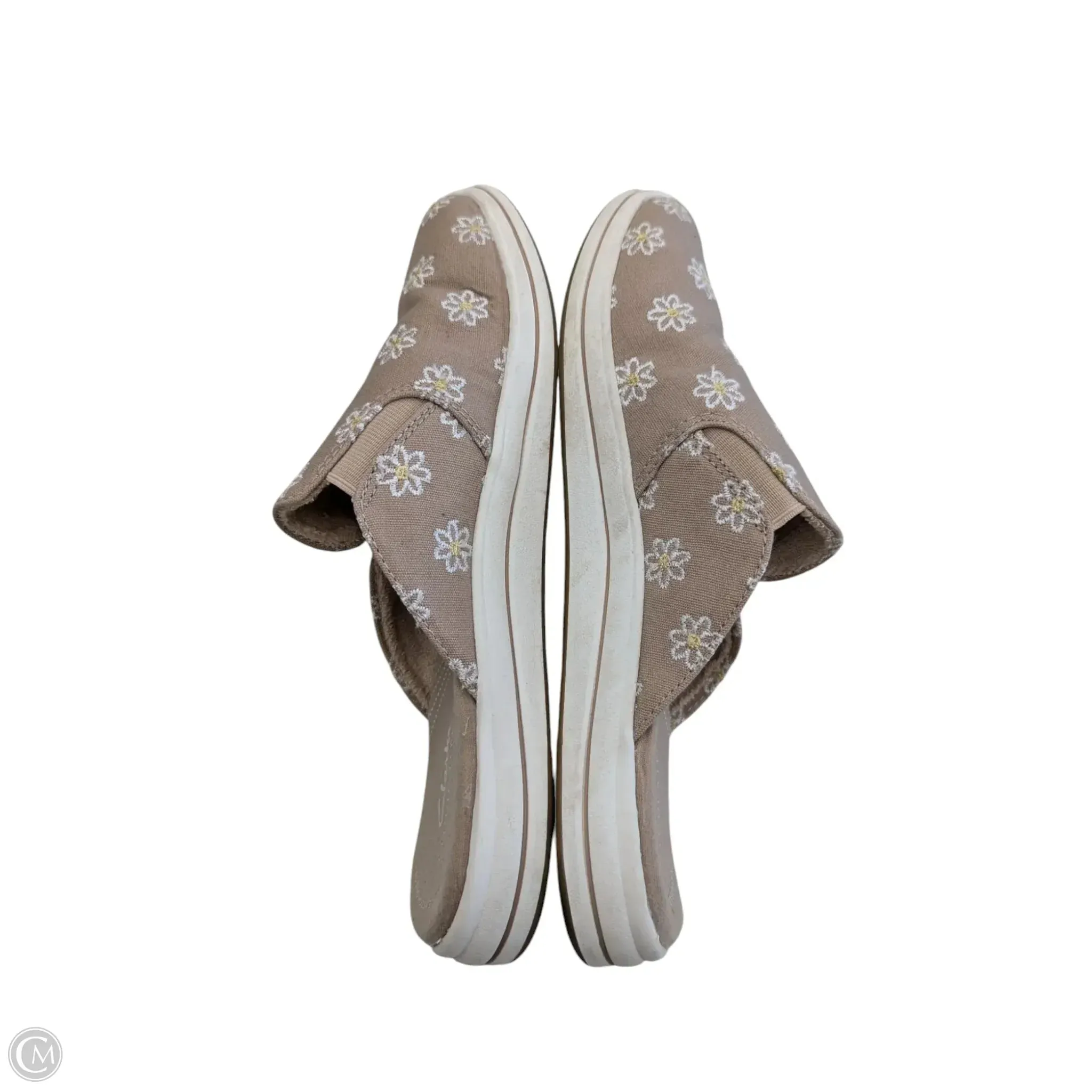 Shoes Flats By Clarks In Floral Print, Size: 7