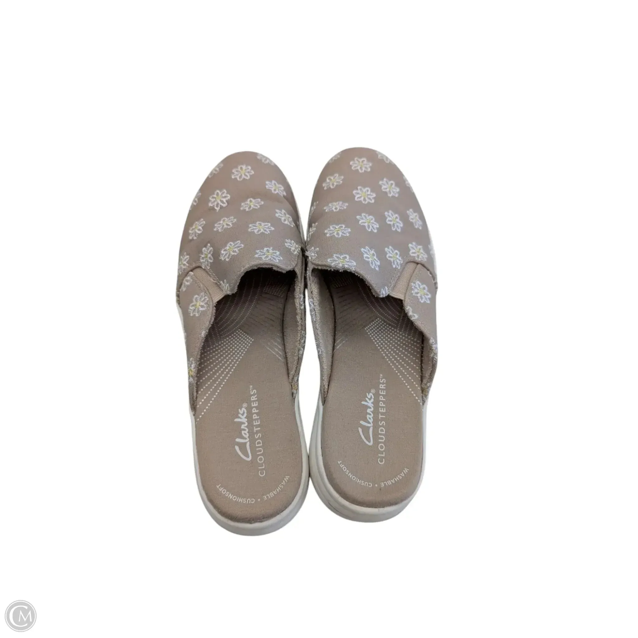 Shoes Flats By Clarks In Floral Print, Size: 7