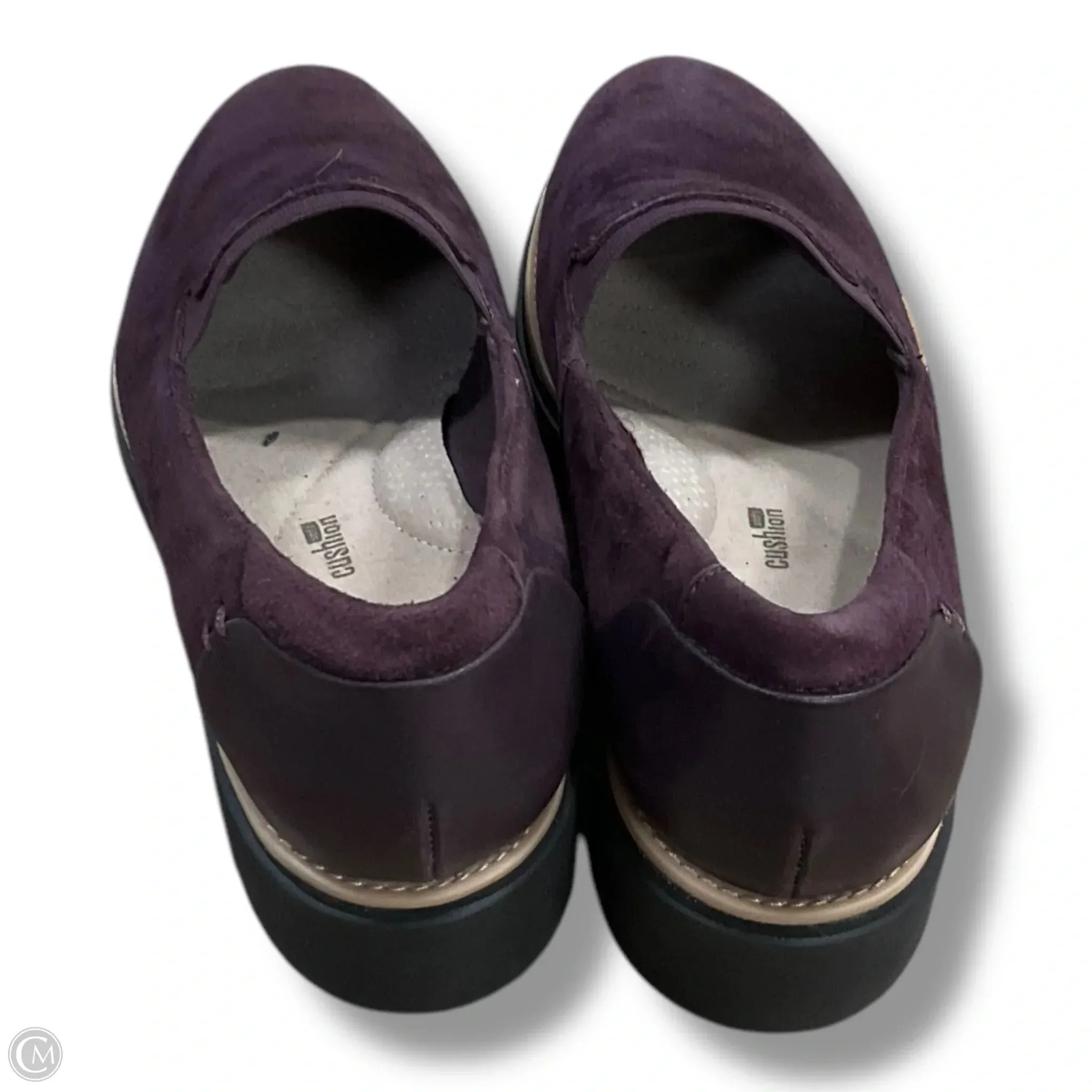 Shoes Flats By Clarks In Purple, Size: 6.5