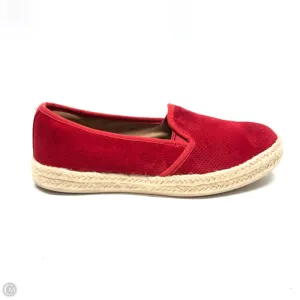 Shoes Flats By Clarks In Red, Size: 8