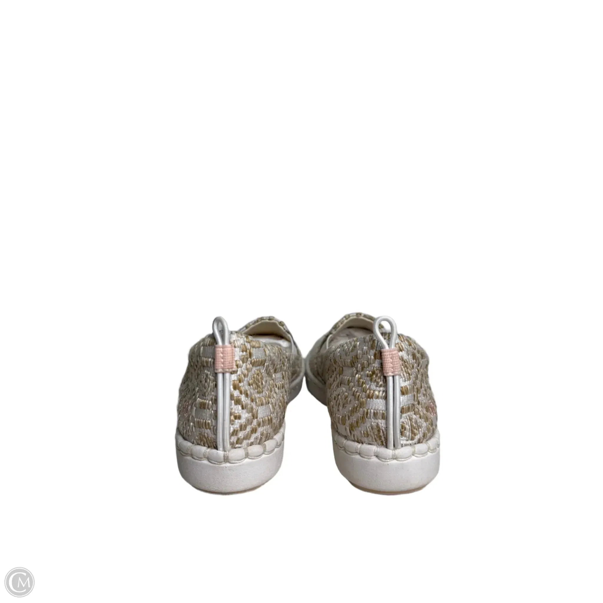 Shoes Flats By Clarks In White, Size: 6