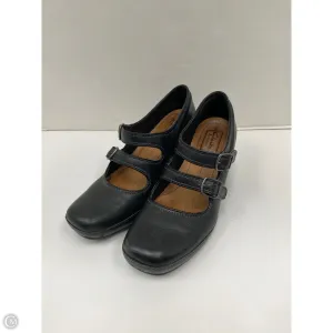 Shoes Heels Block By Clarks In Black, Size: 8