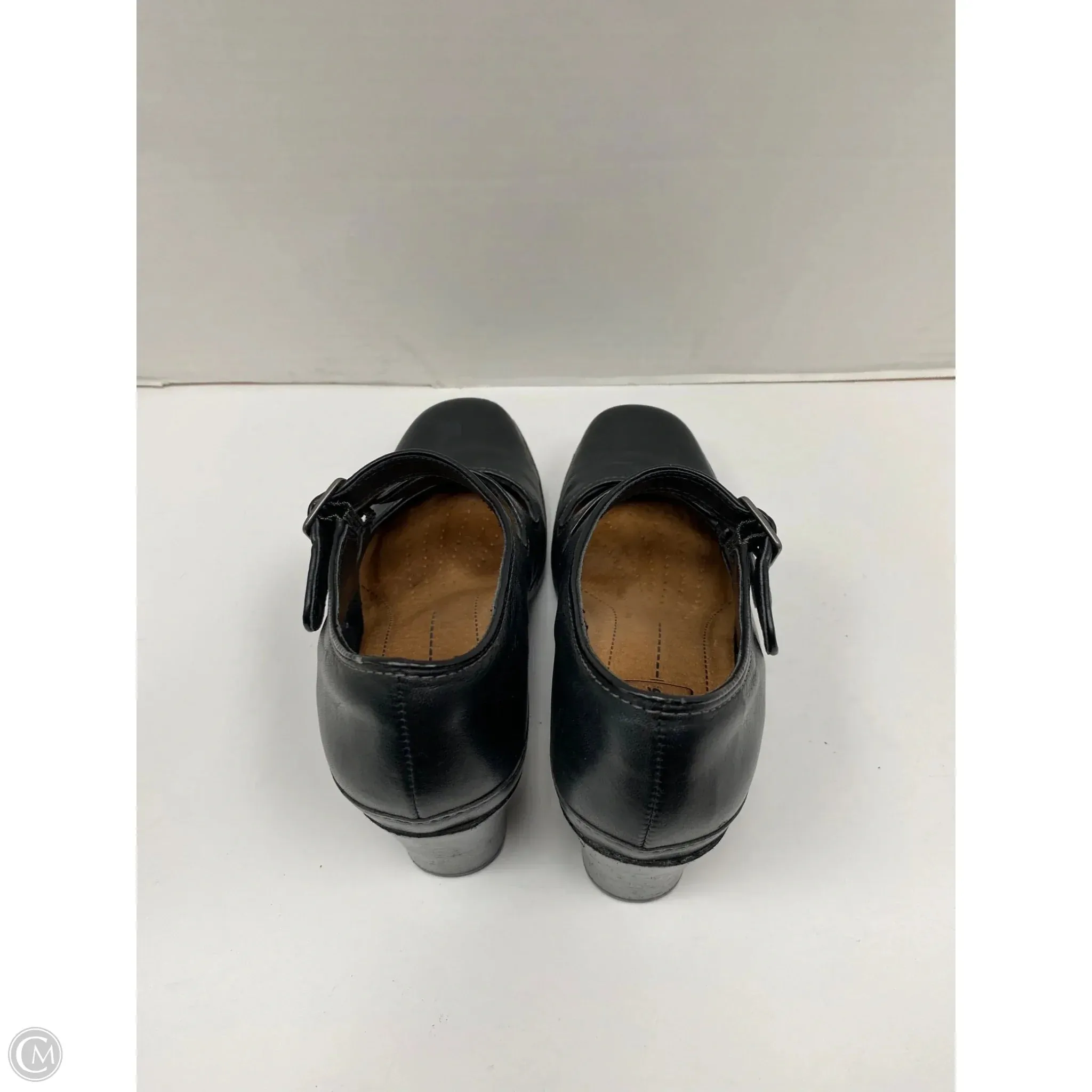 Shoes Heels Block By Clarks In Black, Size: 8
