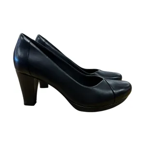 Shoes Heels Block By Clarks In Black, Size:8.5