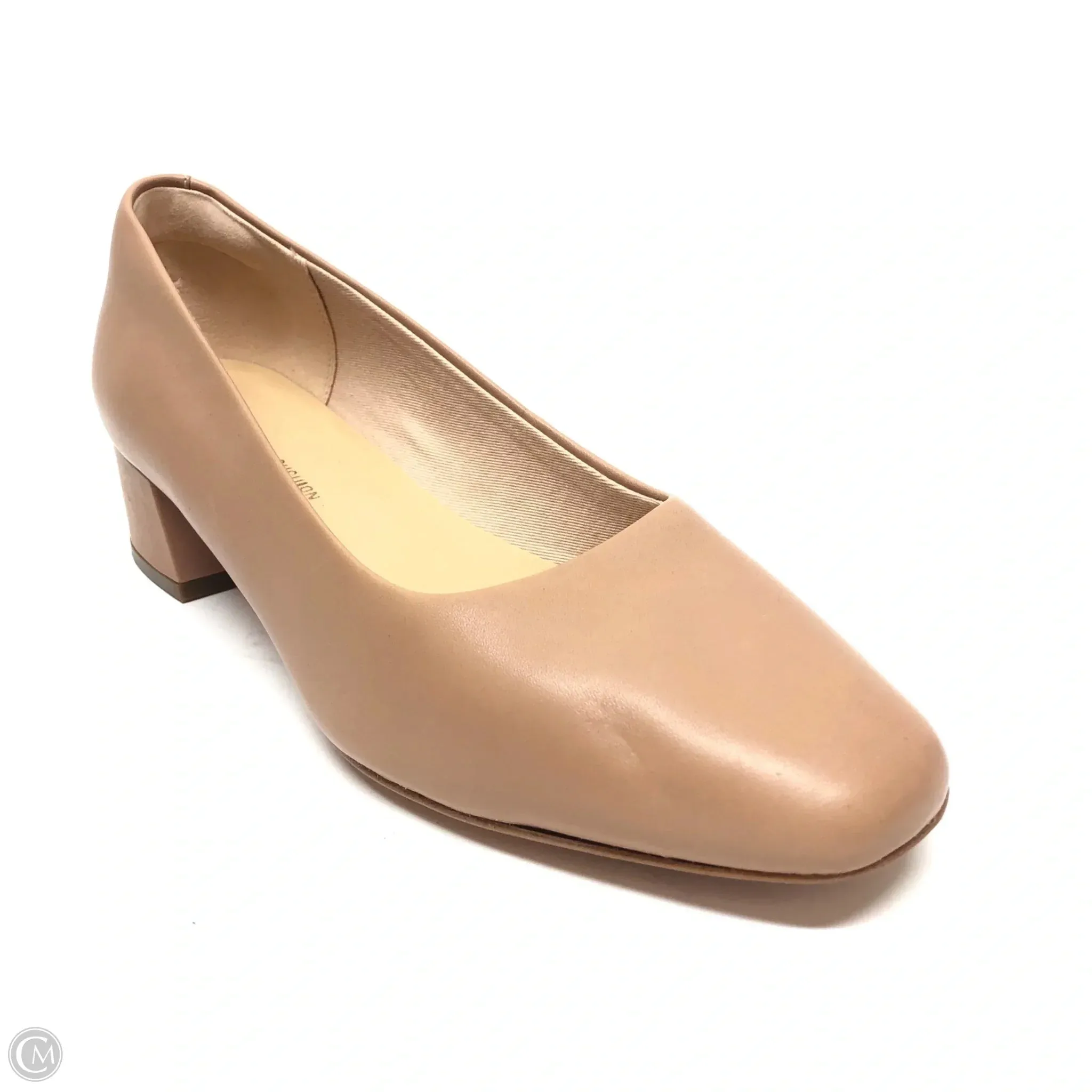 Shoes Heels Block By Clarks In Tan, Size: 9.5