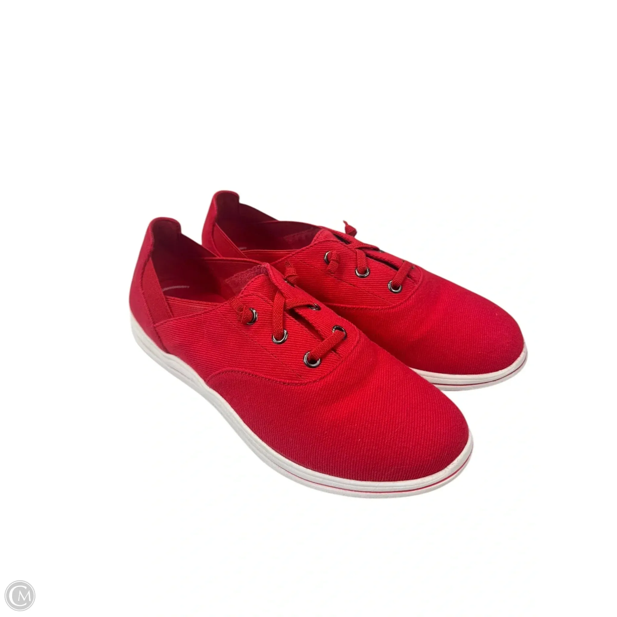 Shoes Sneakers By Clarks In Red, Size: 7.5