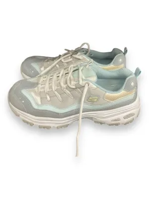 Shoes Sneakers By Skechers In Aqua, Size: 11 skechers