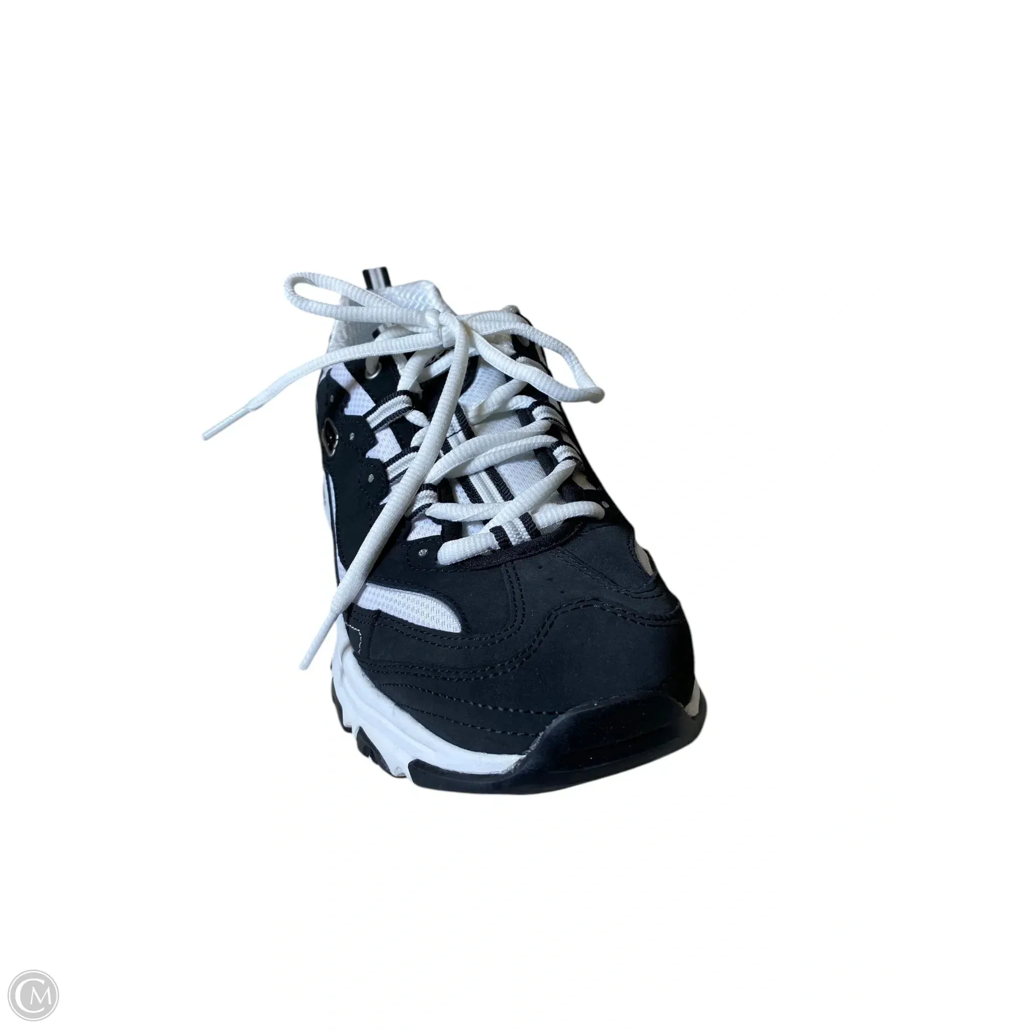 Shoes Sneakers Platform By Skechers In Black & White, Size: 10 skechers