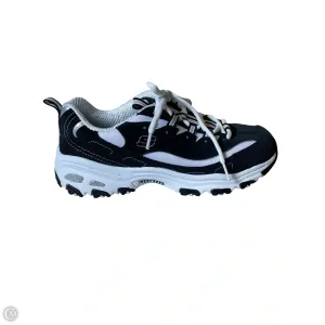 Shoes Sneakers Platform By Skechers In Black & White, Size: 10 skechers