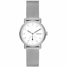 Skagen Women's Watch - Kuppel Lille White Dial Stainless Steel Bracelet | SKW3100