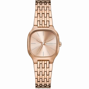 Skagen Women's Watch - Mellem Lille Rose Gold Dial Plated Steel Bracelet | SKW3166