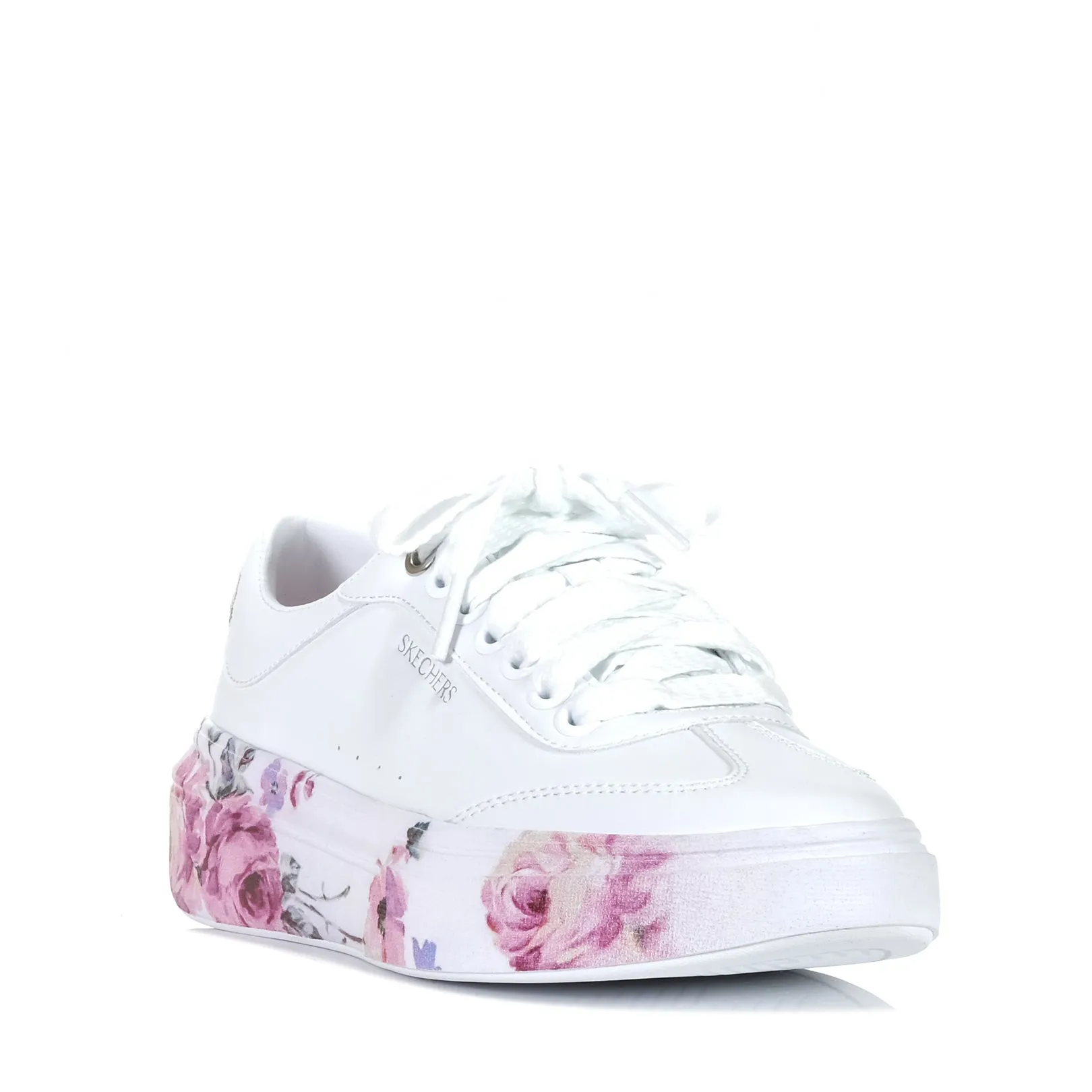 Skechers Cordova Classic - Painted Florals 185062 White Shoes_Skechers