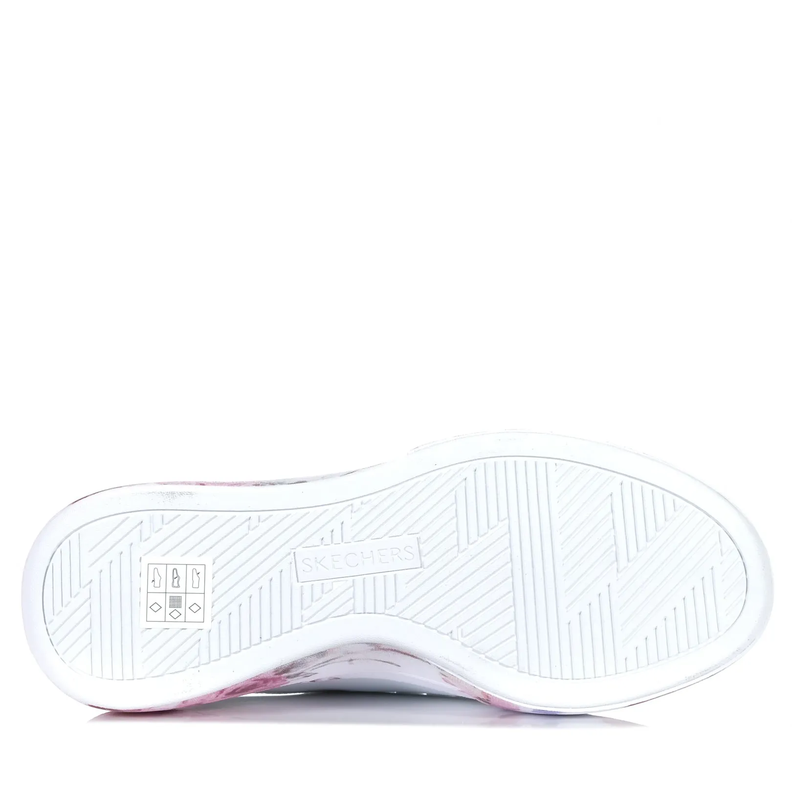Skechers Cordova Classic - Painted Florals 185062 White Shoes_Skechers