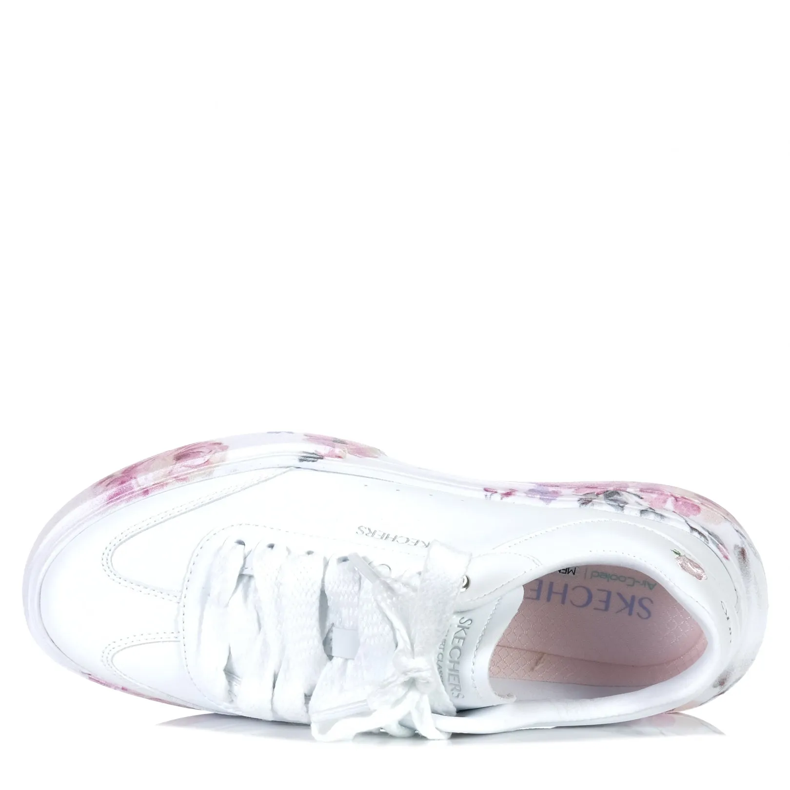 Skechers Cordova Classic - Painted Florals 185062 White Shoes_Skechers