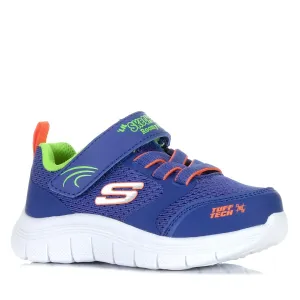 Skechers Infants' Comfy Flex 3.0 407333N Blue/Orange Shoes_Skechers