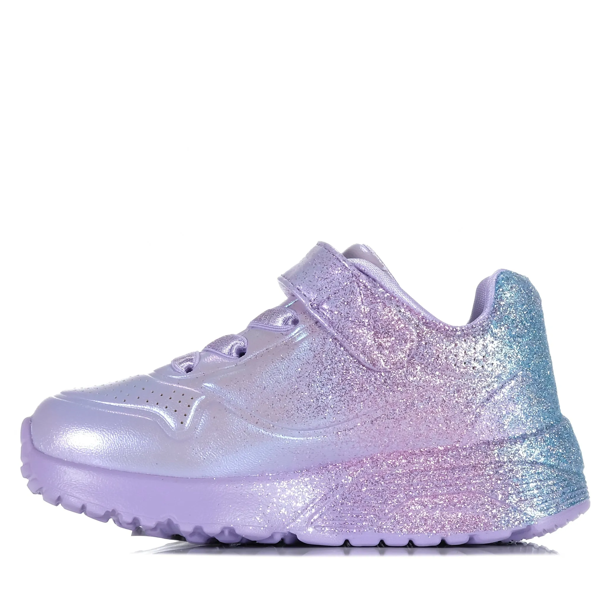 Skechers Infants' Uno Lite - Metallic Sparkle 310394N Lavender Shoes_Skechers