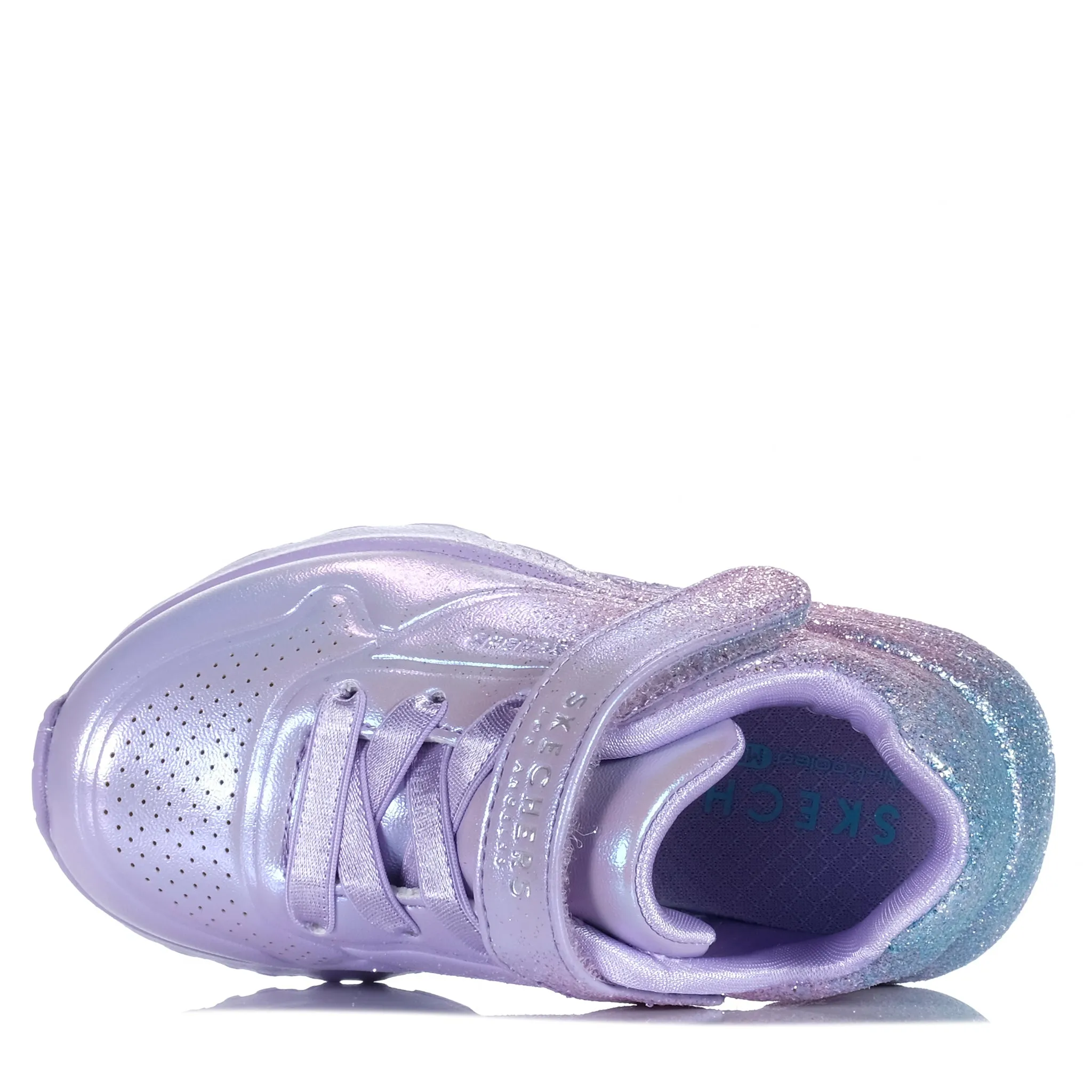 Skechers Infants' Uno Lite - Metallic Sparkle 310394N Lavender Shoes_Skechers