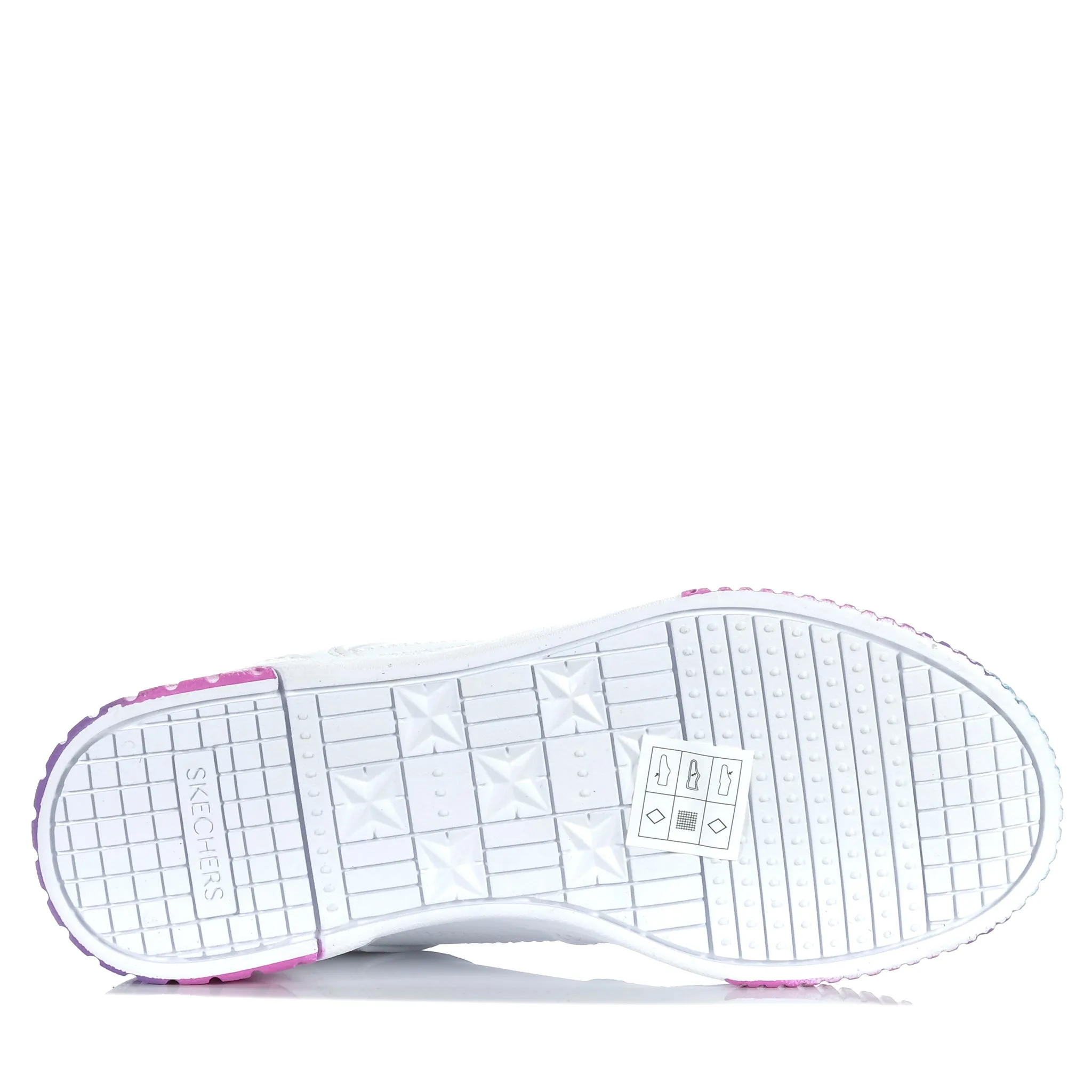 Skechers Jade 310890L White/Multi Shoes_Skechers