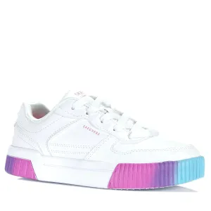 Skechers Jade 310890L White/Multi Shoes_Skechers