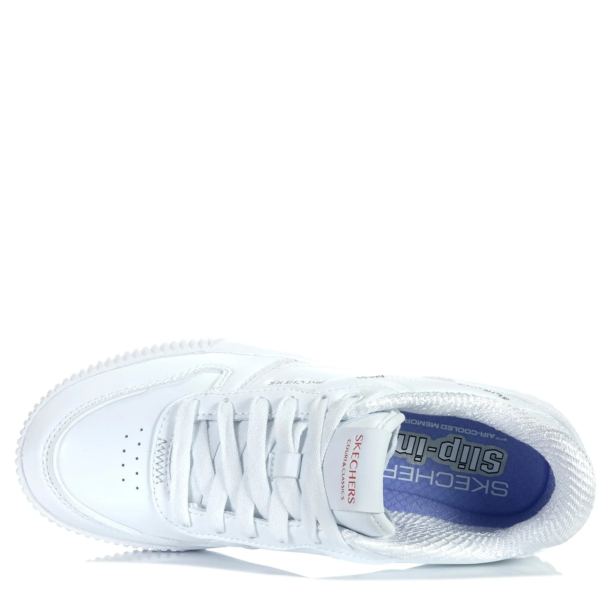 Skechers Jade - Put It On Neutral 185222 White Shoes_Skechers