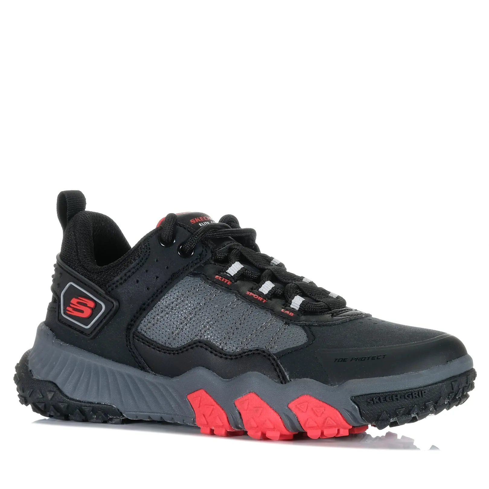 Skechers Kids' Elite Sport Field 403973L Black/Grey Shoes_Skechers